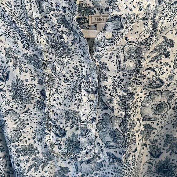 J. Crew Floral Peasant Top - Picture 4 of 9